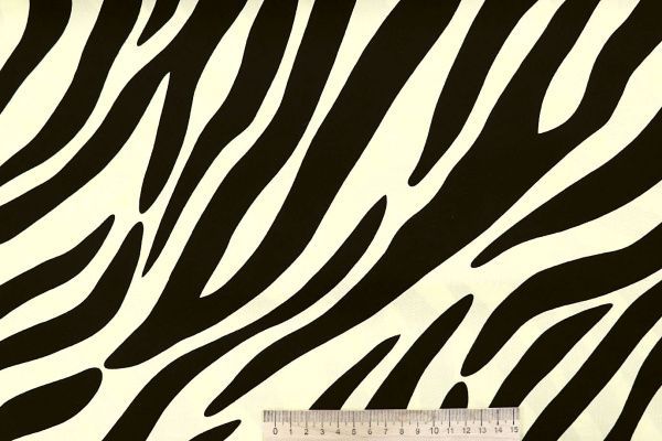 Штапель принт/зебра черная на молочном 4203-PY/D#10/C#2