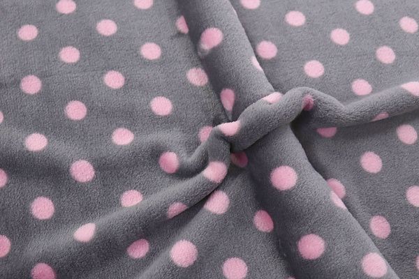 Велсофт принт/горох розовый на сером AP221208110/D#222-FLA280YH/C#Y18021251-6