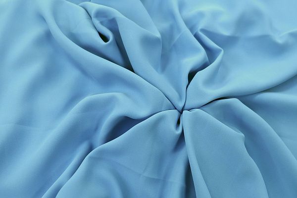 Блузочная ткань "Чикаго"/аквамариновый 1297-PY/C#10 (7369)