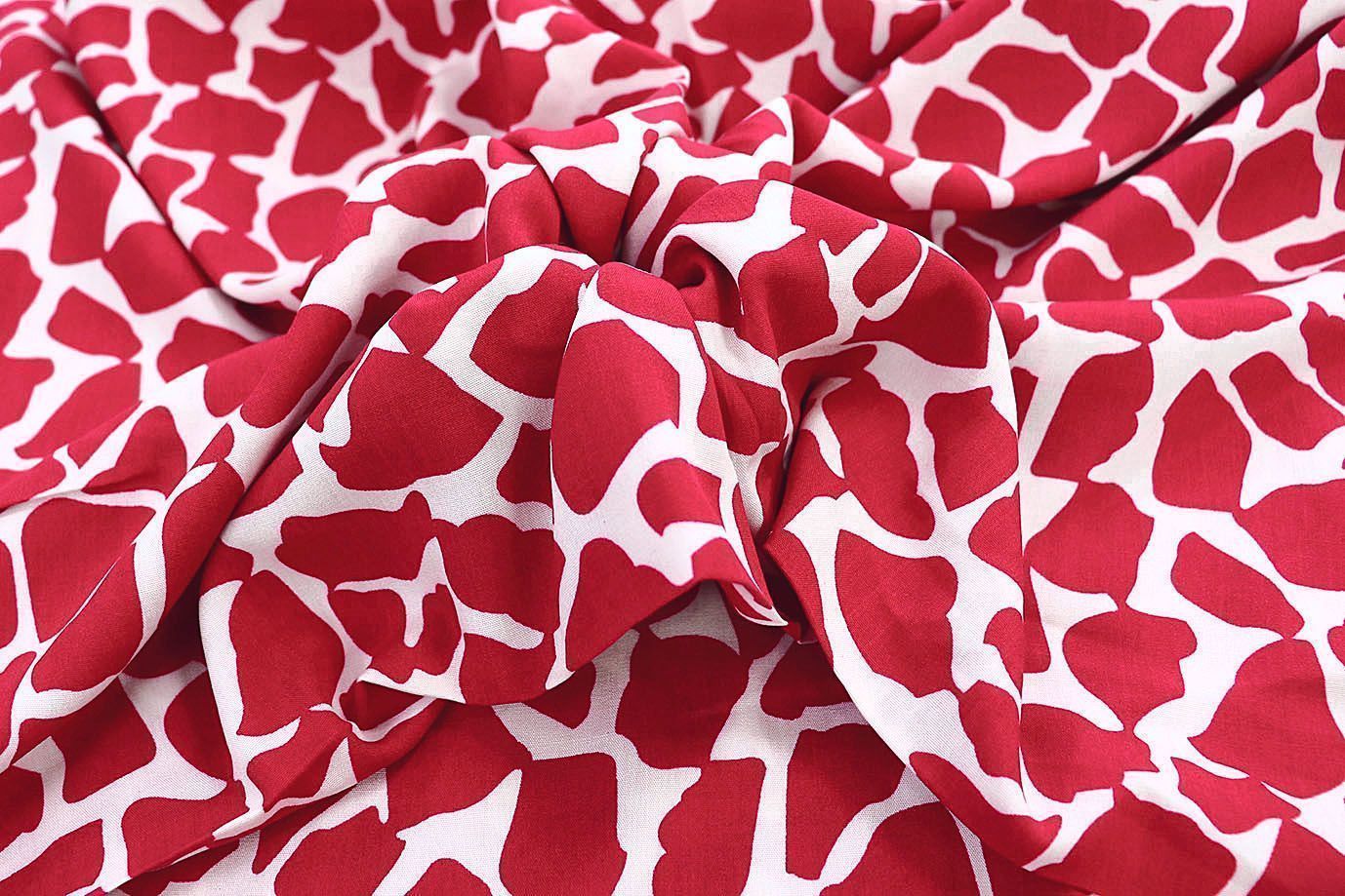 Штапель принт/бело-красный 1374-PY/D#7/C#4