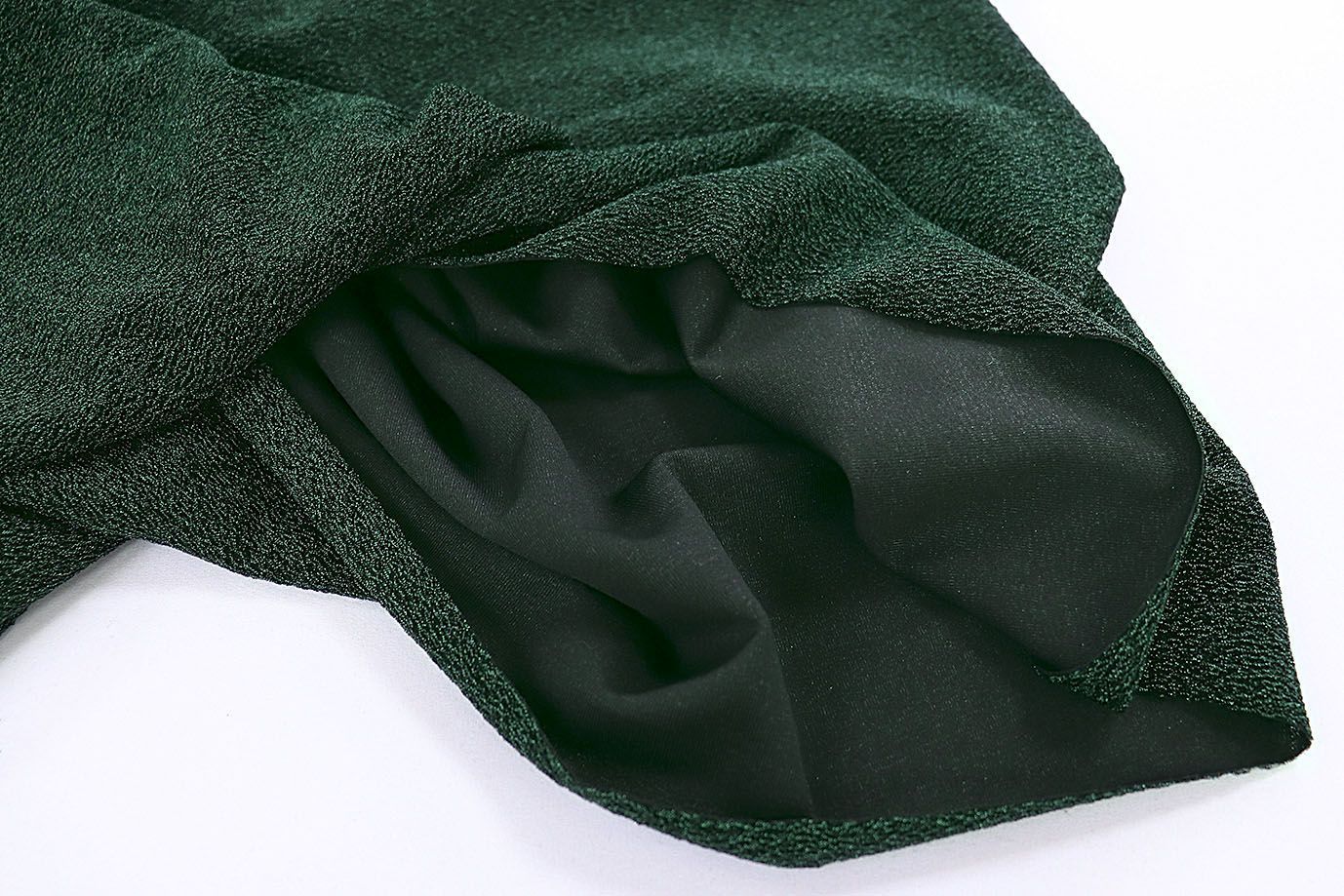 Трикотаж с люрексом на интерлоке/темно-зеленый 1391-PY/C#2