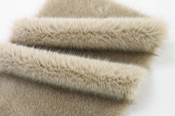 Искусственный мех "Песец" длинноворсовый/серо-бежевый AP41102/D#289-220070-85/C#F2092