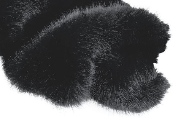 Искусственный мех "Песец"/черный AP5102016/D#305-5X0228/C#5S3825