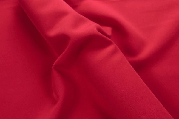 Костюмная ткань "Барби"/красный 11644/C#6