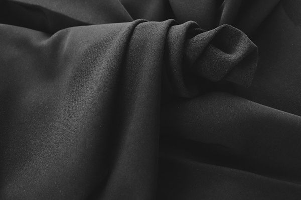 Костюмная ткань "Оскар"/черный 4010-PY/C#9