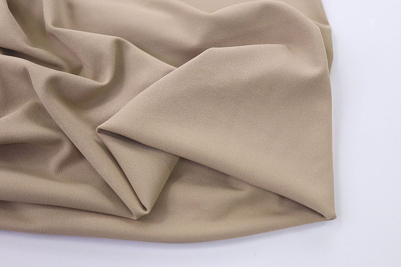 Трикотаж "Скуба" креп/бежевый 3708/C#1