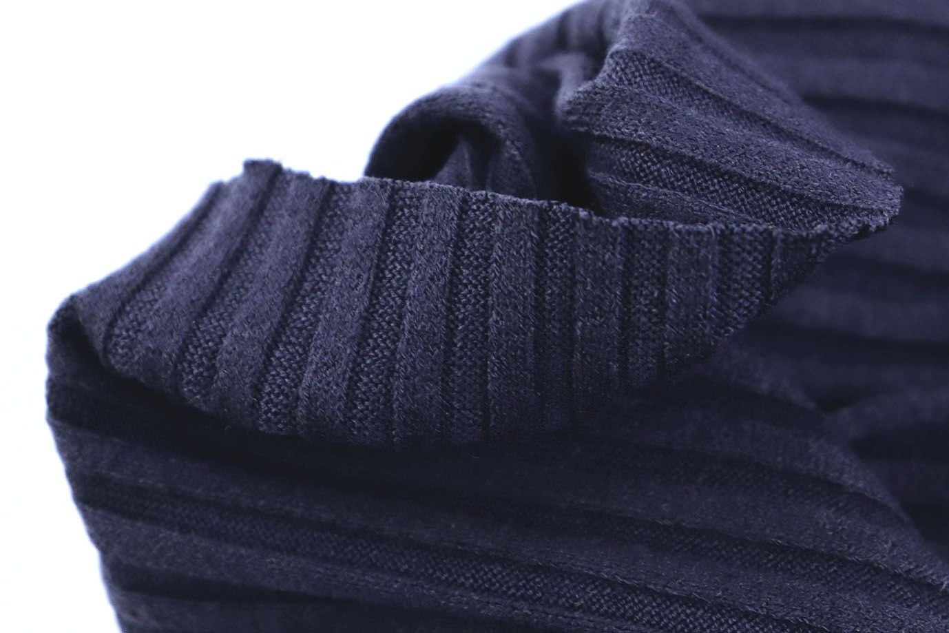 Трикотаж "Рибана"/темно-синий VT-10289/C#7