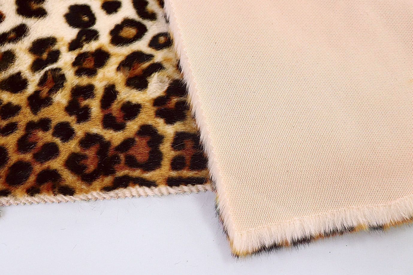 Искусственный мех "Леопард"/коричнево-рыжий AP2303014035/D#287-19-041/C#White Leopard