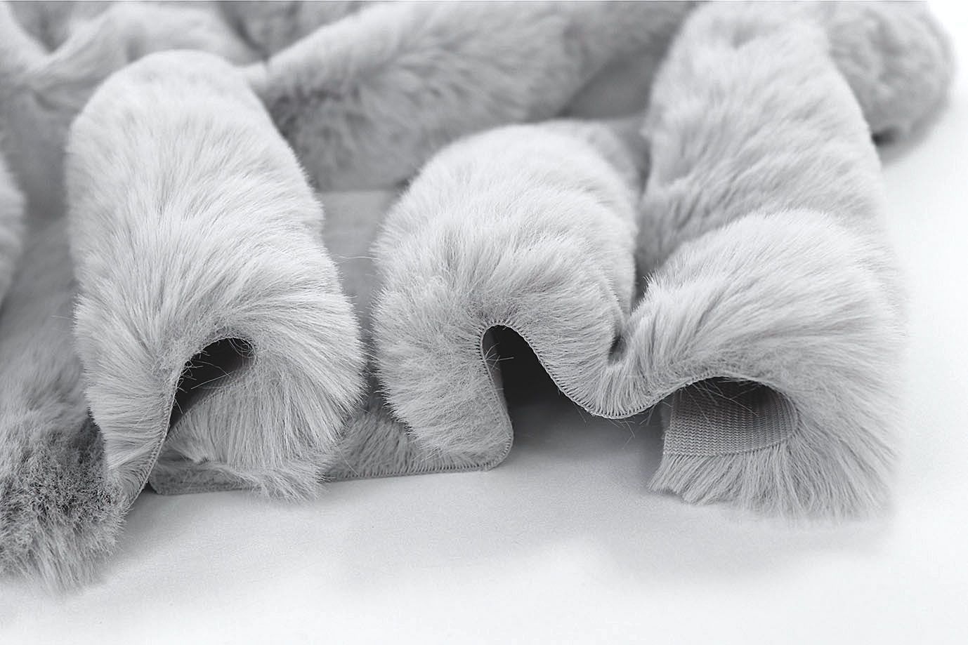 Искусственный мех "Шиншилла"/серый 287-22101395/C#Grey