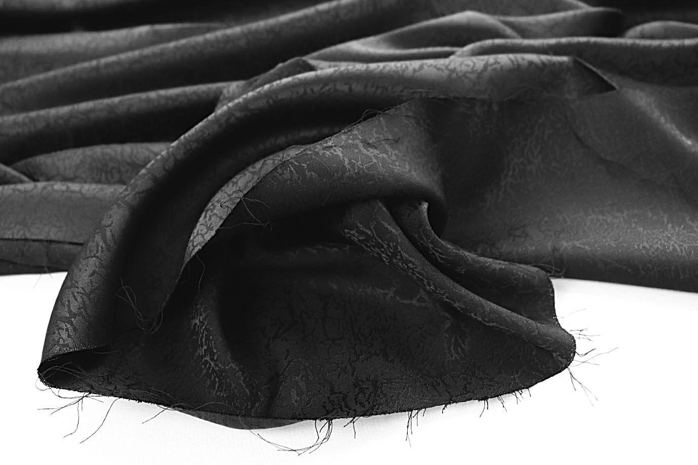 Шелк "Джулия" жаккард/черный 4032-PY/D#3/C#3