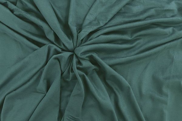 Замша стрейч тонкая/темно-зеленый 3552-PY/C#5