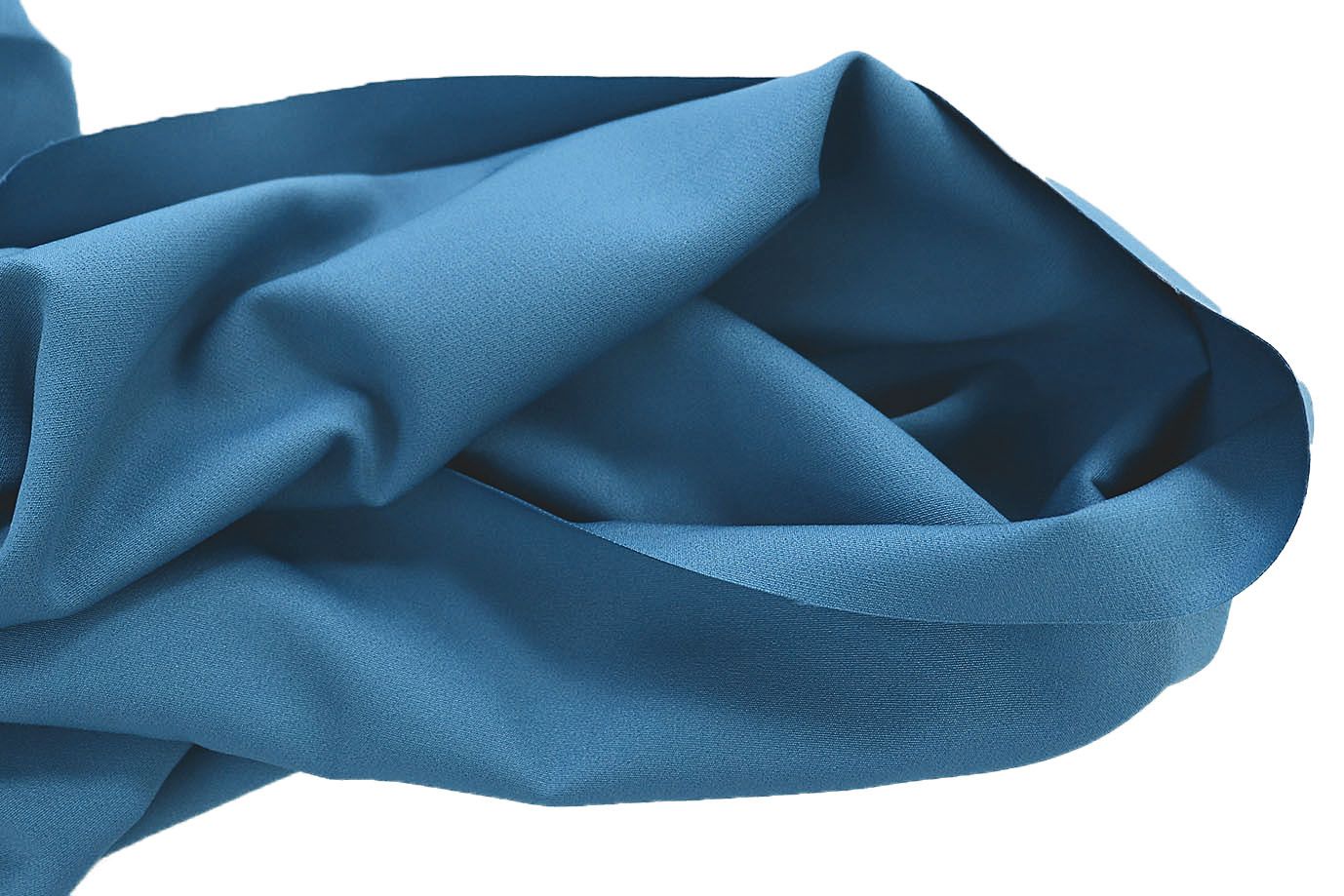 Костюмная ткань "Барби" стрейч/лазурно-синий VT-11823/C#2