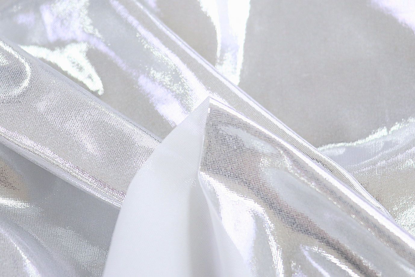 Трикотаж "Диско"/белый 1344-PY/C#1