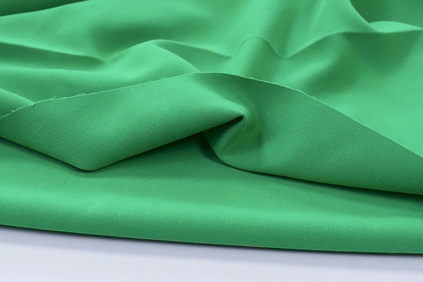 Костюмная ткань "Мартини" диагональ/зеленый 3427-PY/C#10