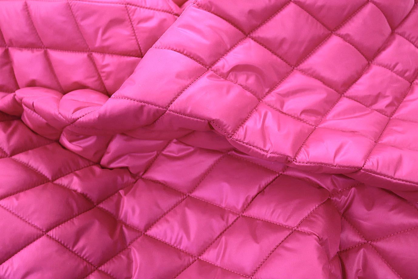 Ткань простеганная "Ромб" +CC150/светло-вишневый 1254/D#R10-7/C#44