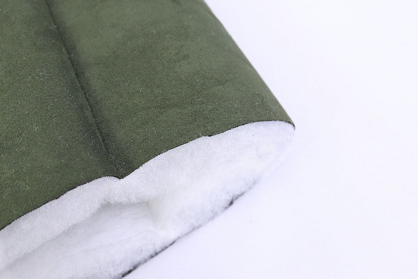 Ткань простеганная "Полоска"/темно-зеленый 1376-PY/11+CC300