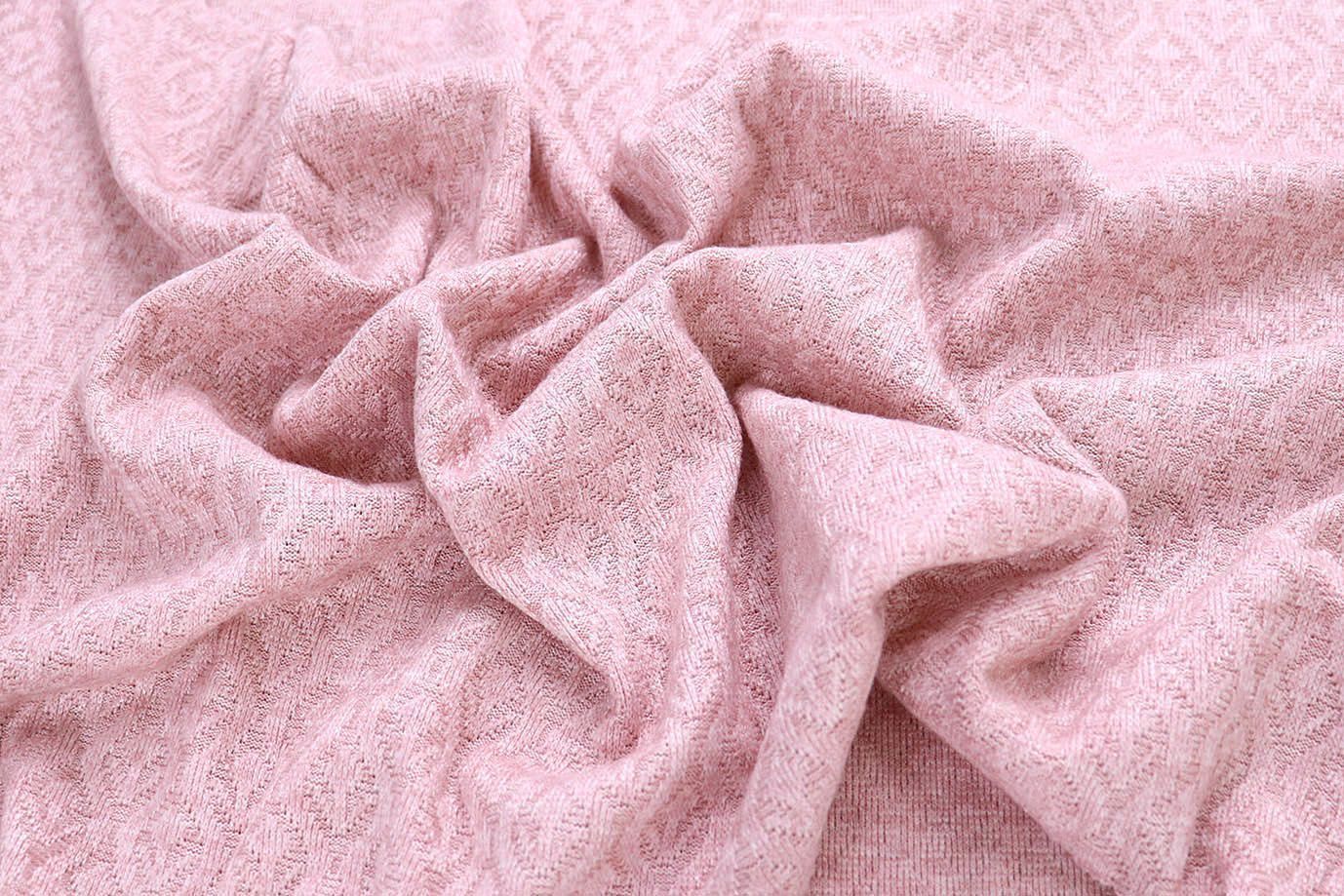 Трикотаж жаккард/розовый 3994-PY/D#1/C#2