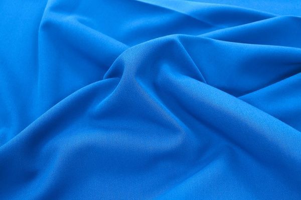 Костюмная ткань "Лиза"/лазурно-синий 3401-PY/C#18