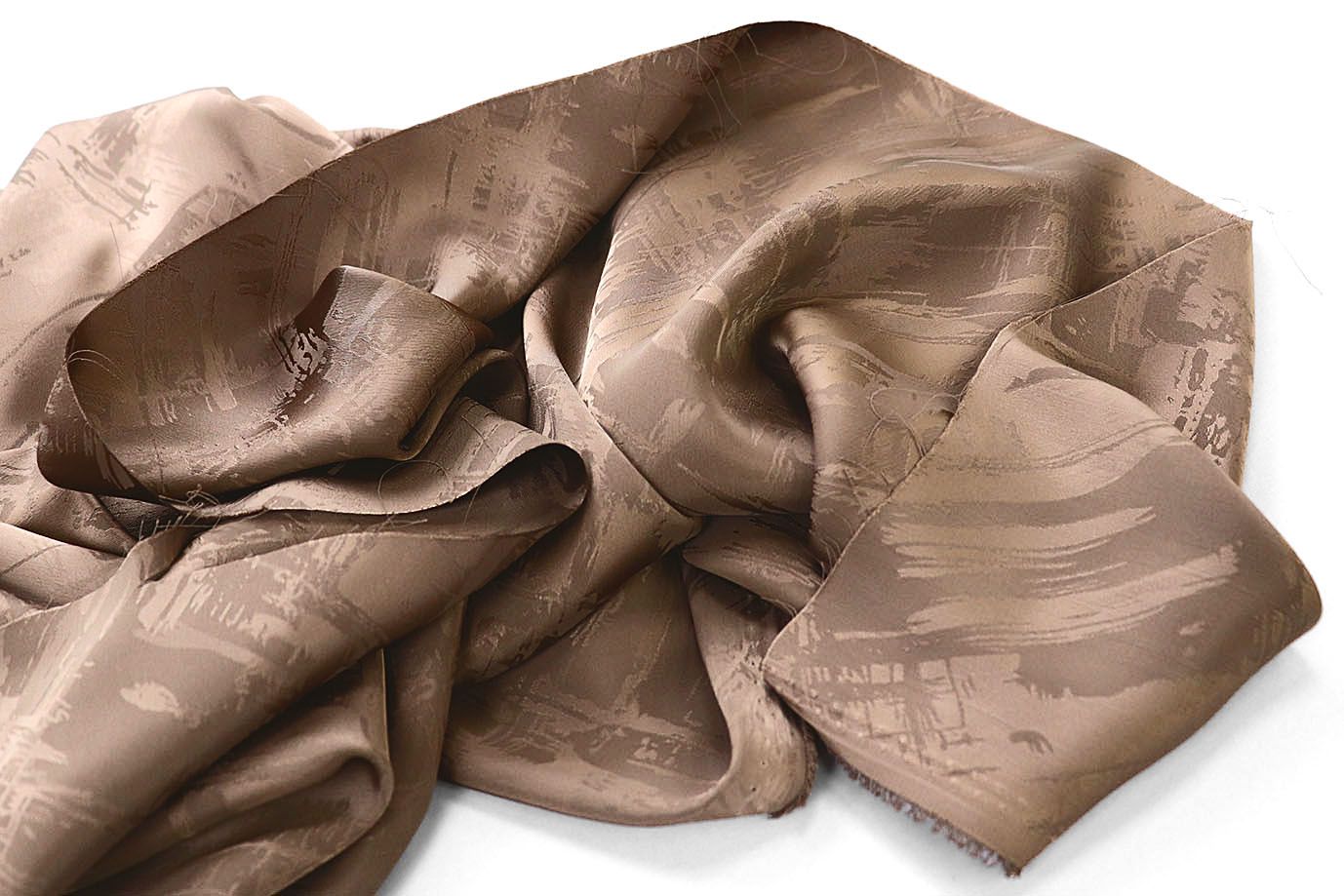 Сатин "Пандора" жаккард/бежево-коричневый 4025-PY/D#2/C#3