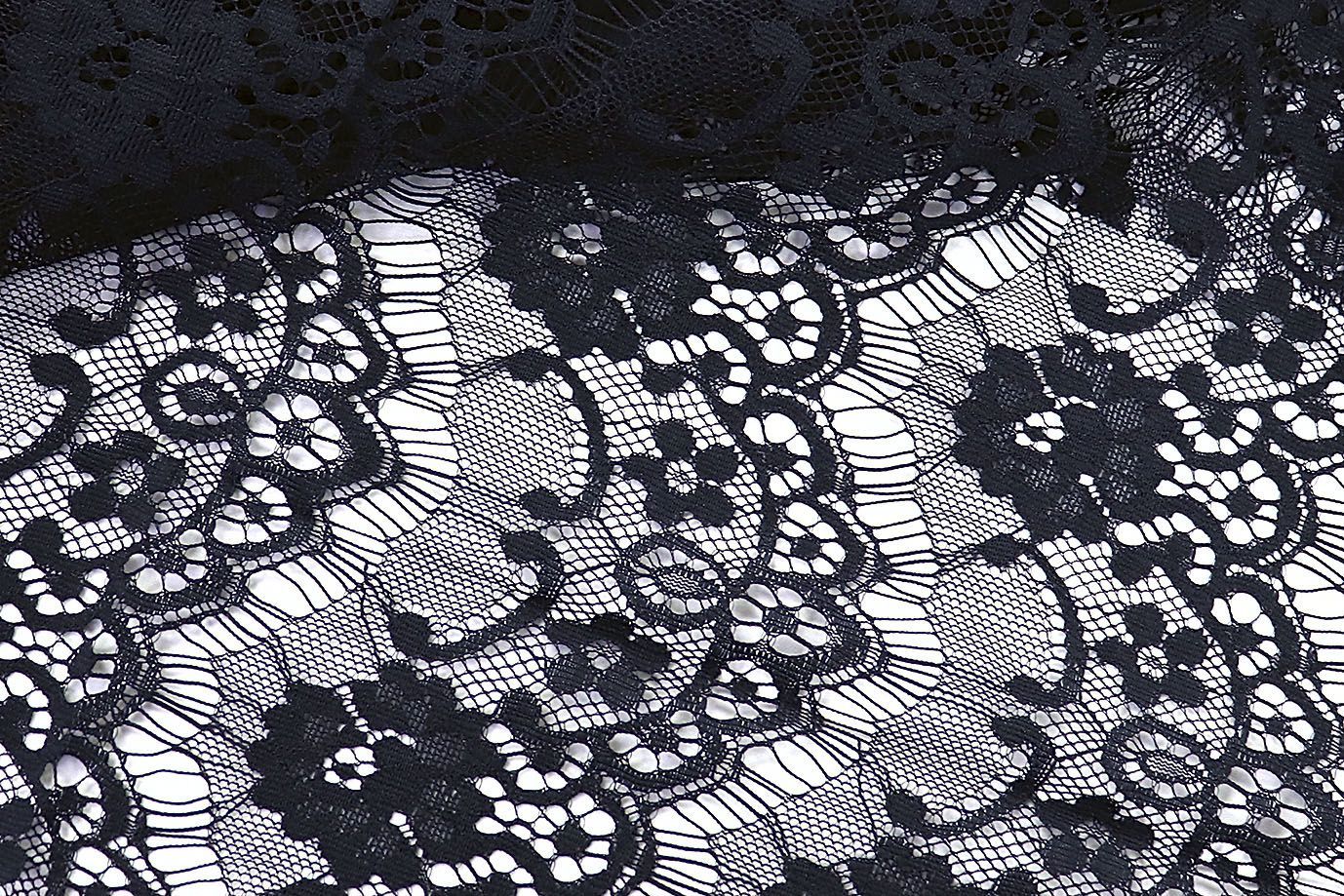 Гипюр "Реснички"/темно-синий 3409-PY/C#2