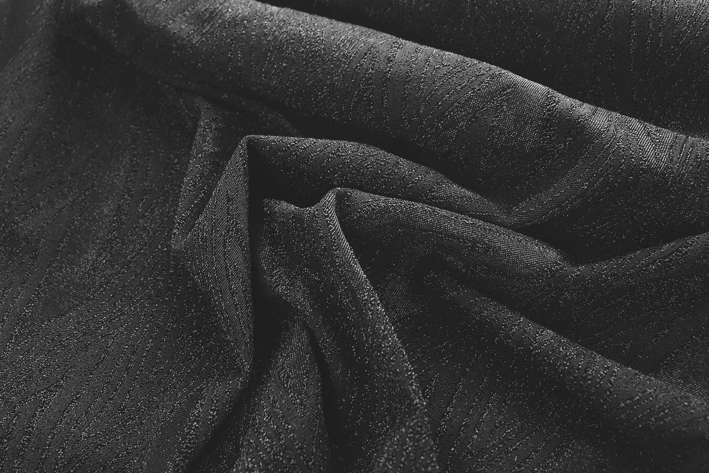 Трикотаж жаккард с люрексом/черный 4040-PY/D#1/C#3
