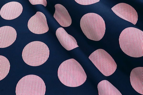 Хлопок "Поплин" принт/черно-красный 2720-PY/D#13/C#2