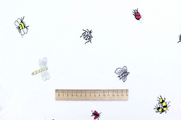 Сетка с вышивкой/молочный 16450/D#1/C#2