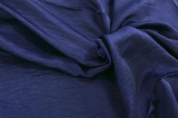 Шелк креш/темно-синий 3819-PY/C#9