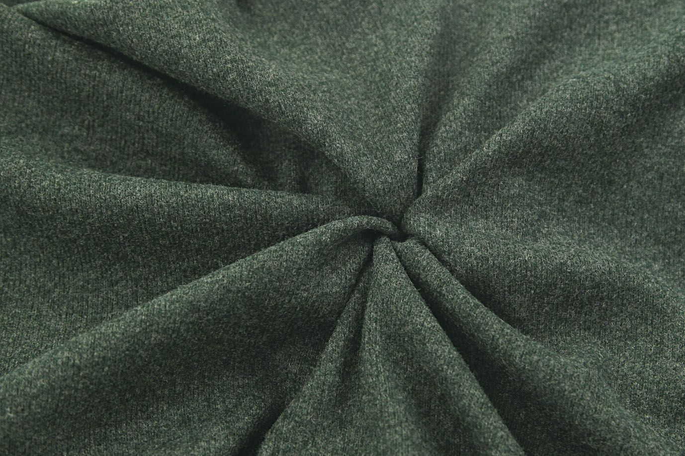 Трикотаж "Рибана" с начесом/зеленый 2823-PY/C#14