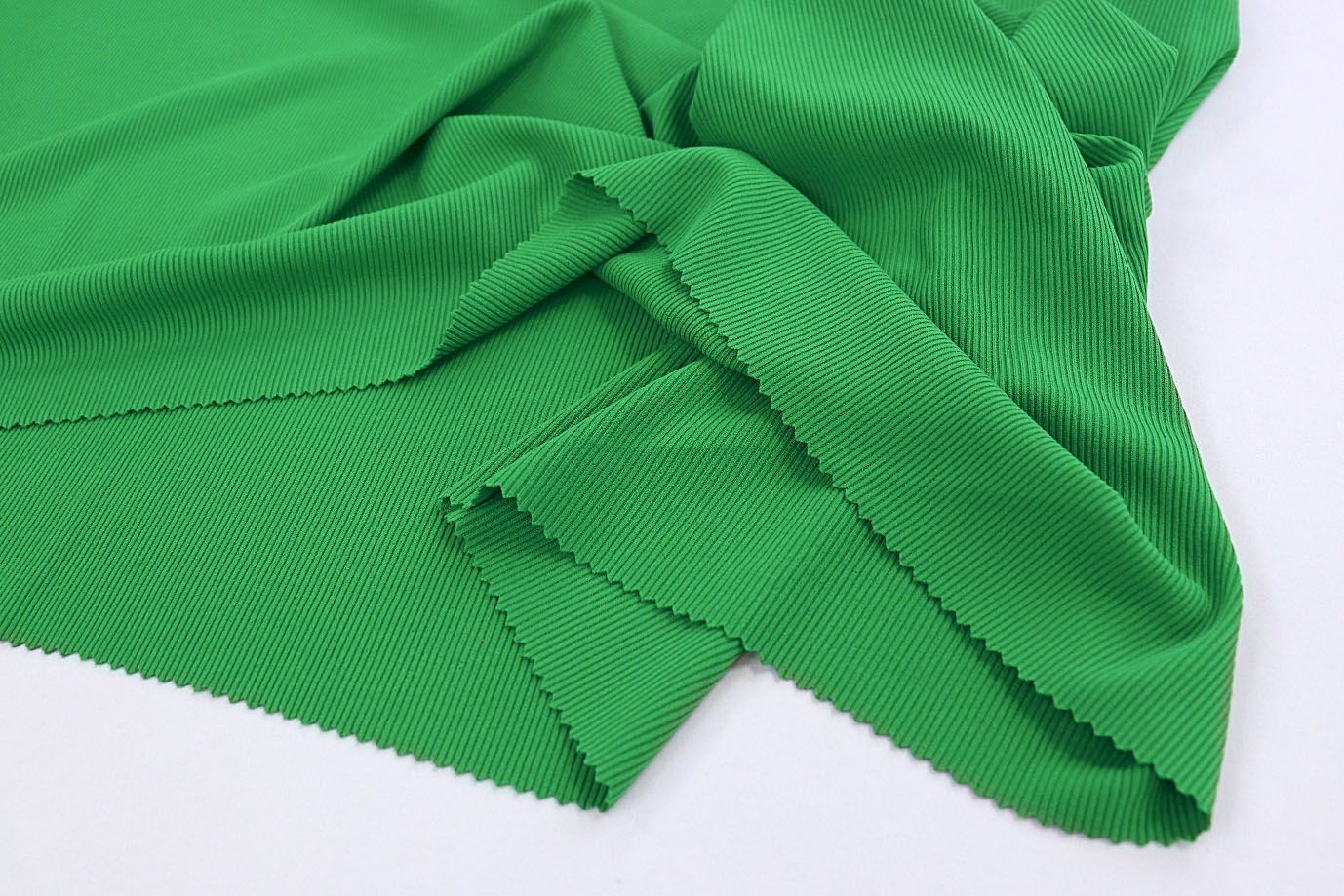 Трикотаж "Лапша"/ярко-зеленый 3676-PY/C#8