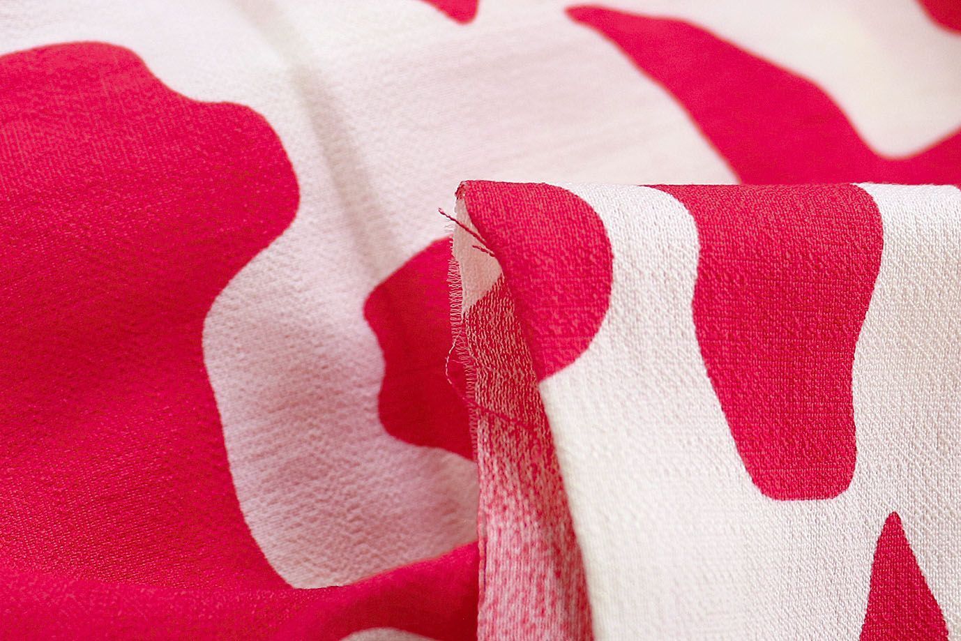 Лен БОХО принт/красно-белый 3810-PY/D#12/C#3