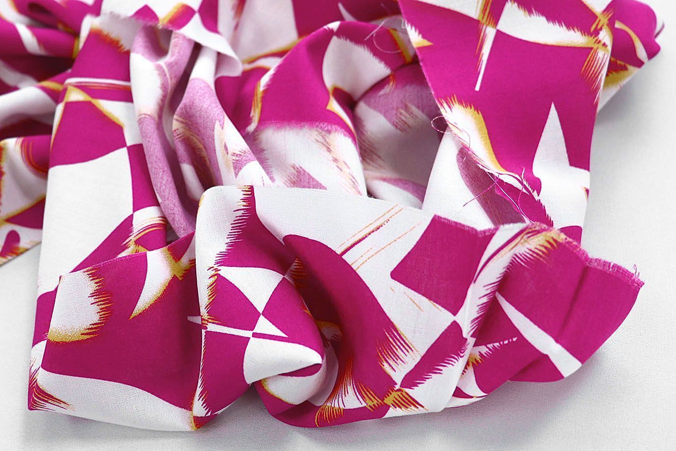 Штапель принт/фиолетово-молочный 1374-PY/D#18/C#1