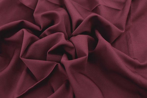 Костюмная ткань "Барби" стрейч/бордовый 4016-PY/C#6