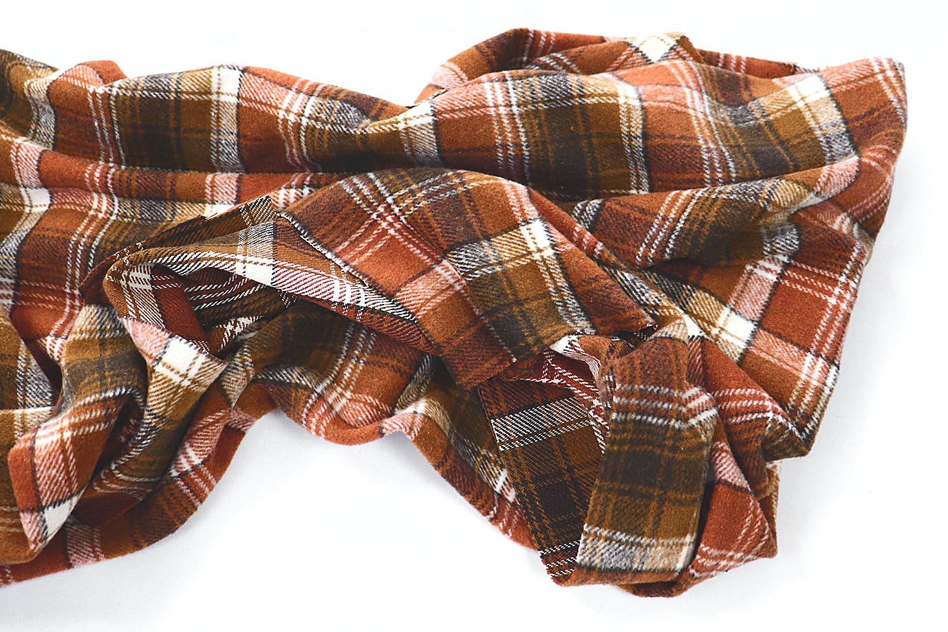 Пальтовая ткань принт/клетка черно-коричневая 908-40130/C#3