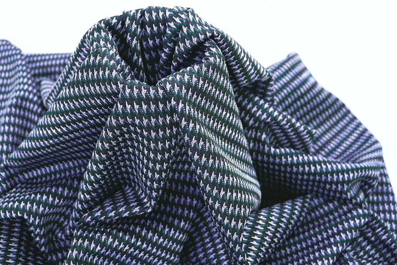 Трикотаж жаккард принт/синий 3257-22-PY/D#27/C#2