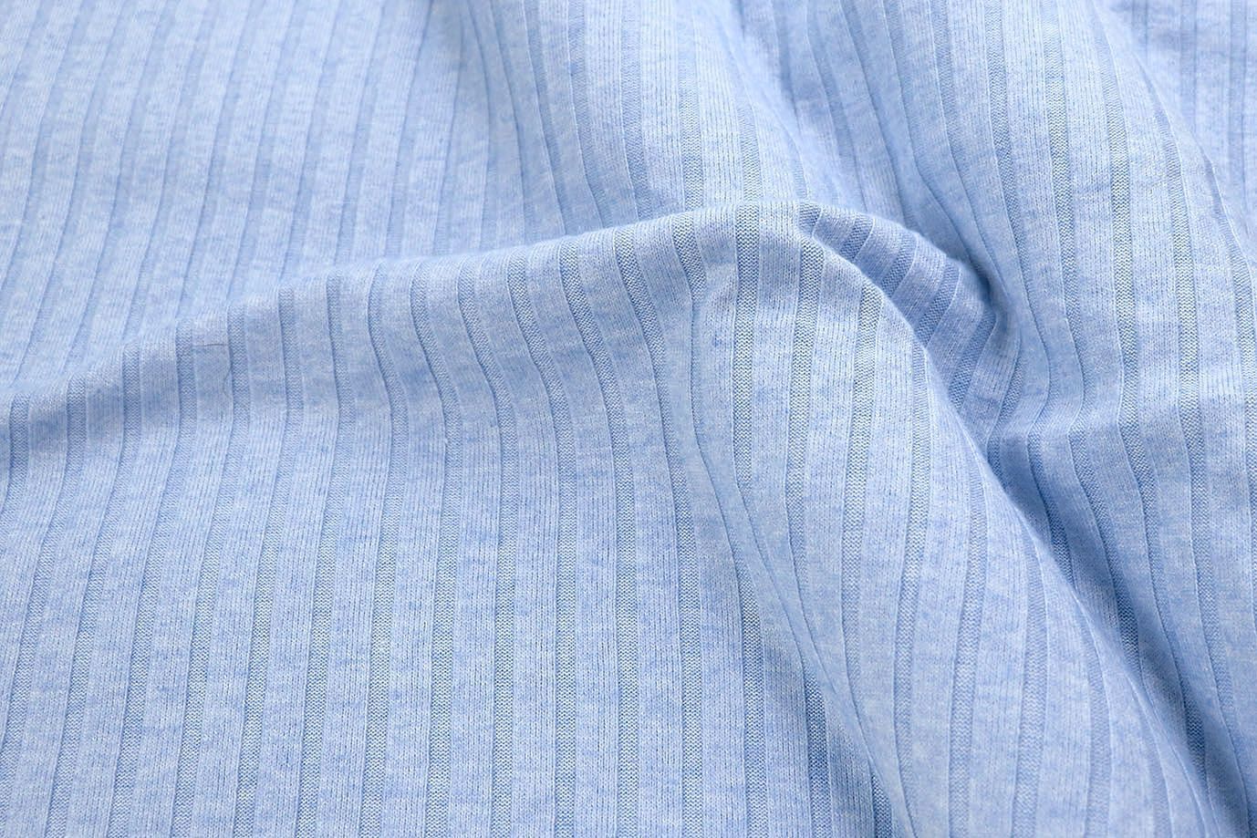 Трикотаж "Лапша"/голубой 3237-PY/C#10 (EU4302)