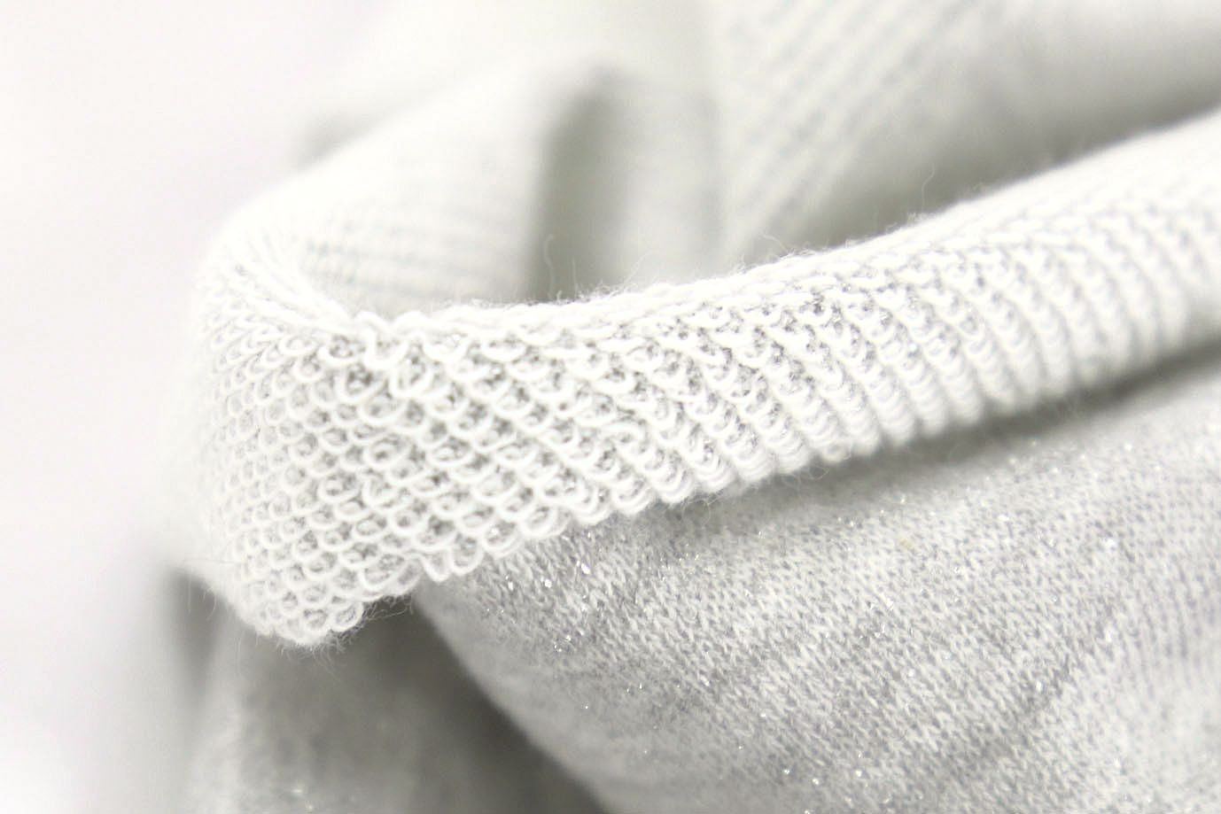 Трикотаж футер с люрексом/серый 2316-PY/C#1