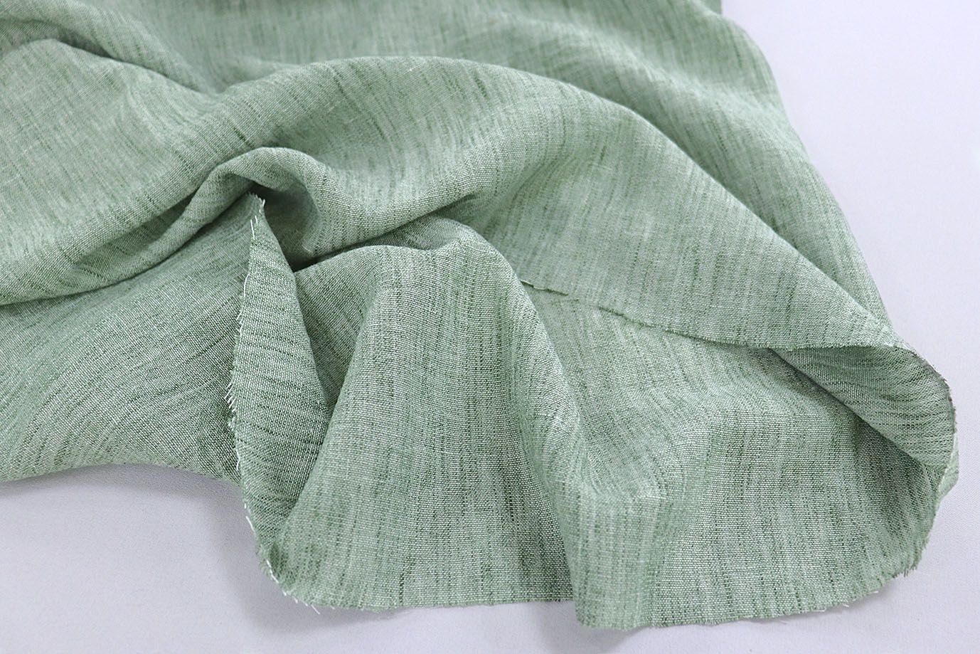 Лен меланж/мятный 3886-PY/C#13