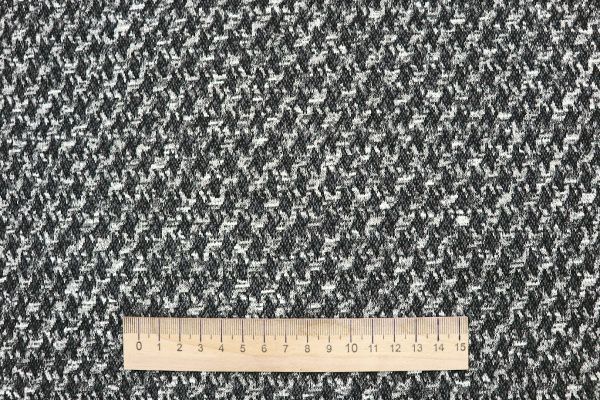 Трикотаж жаккард принт/черно-белый 3101/D#4/C#1
