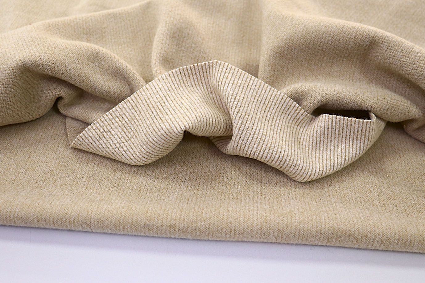 Пальтовый трикотаж жаккард/бежевый 13830/C#1