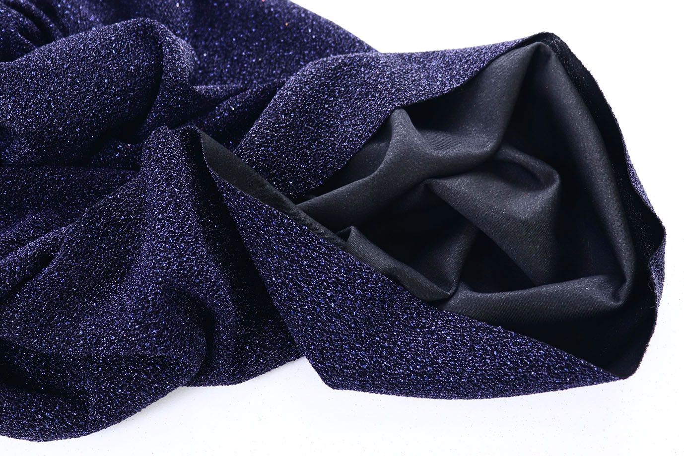 Трикотаж с люрексом/темно-синий 4035-PY/C#4