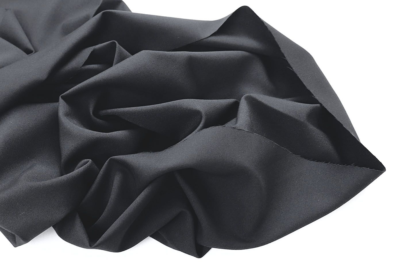 Костюмная ткань "Лиза"/черный 4185-PY/C#8