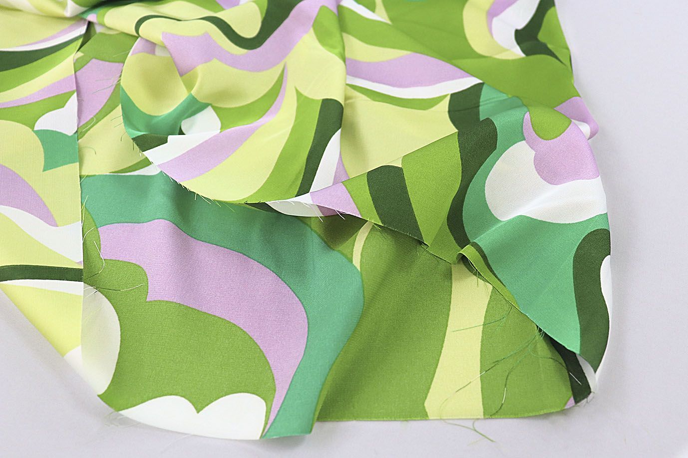 Шелк "Армани" принт/зелено-желтый 3616-PY/D#1/C#1