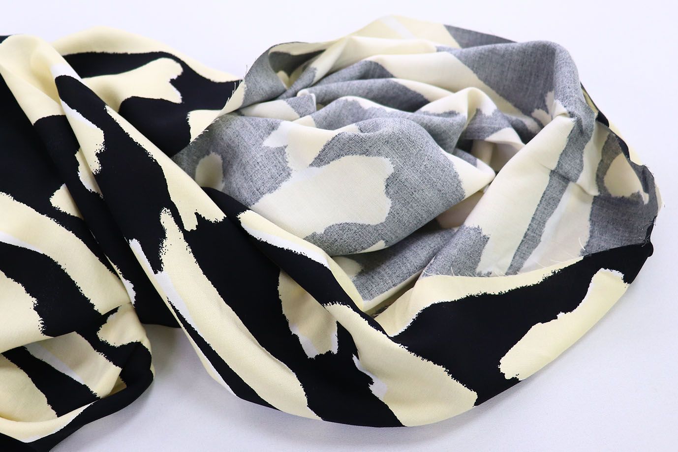 Штапель принт/черно-бежевый 3858-PY/D#5/C#1