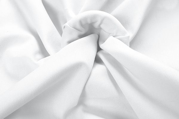 Хлопок твил стрейч/белый 12205/D#1/C#1