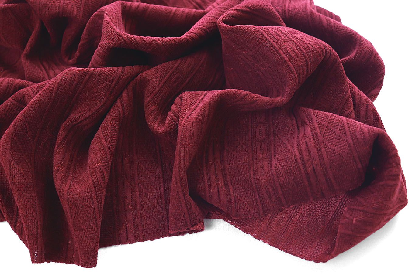 Трикотаж жаккард/бордовый 3971-PY/D#1/C#6