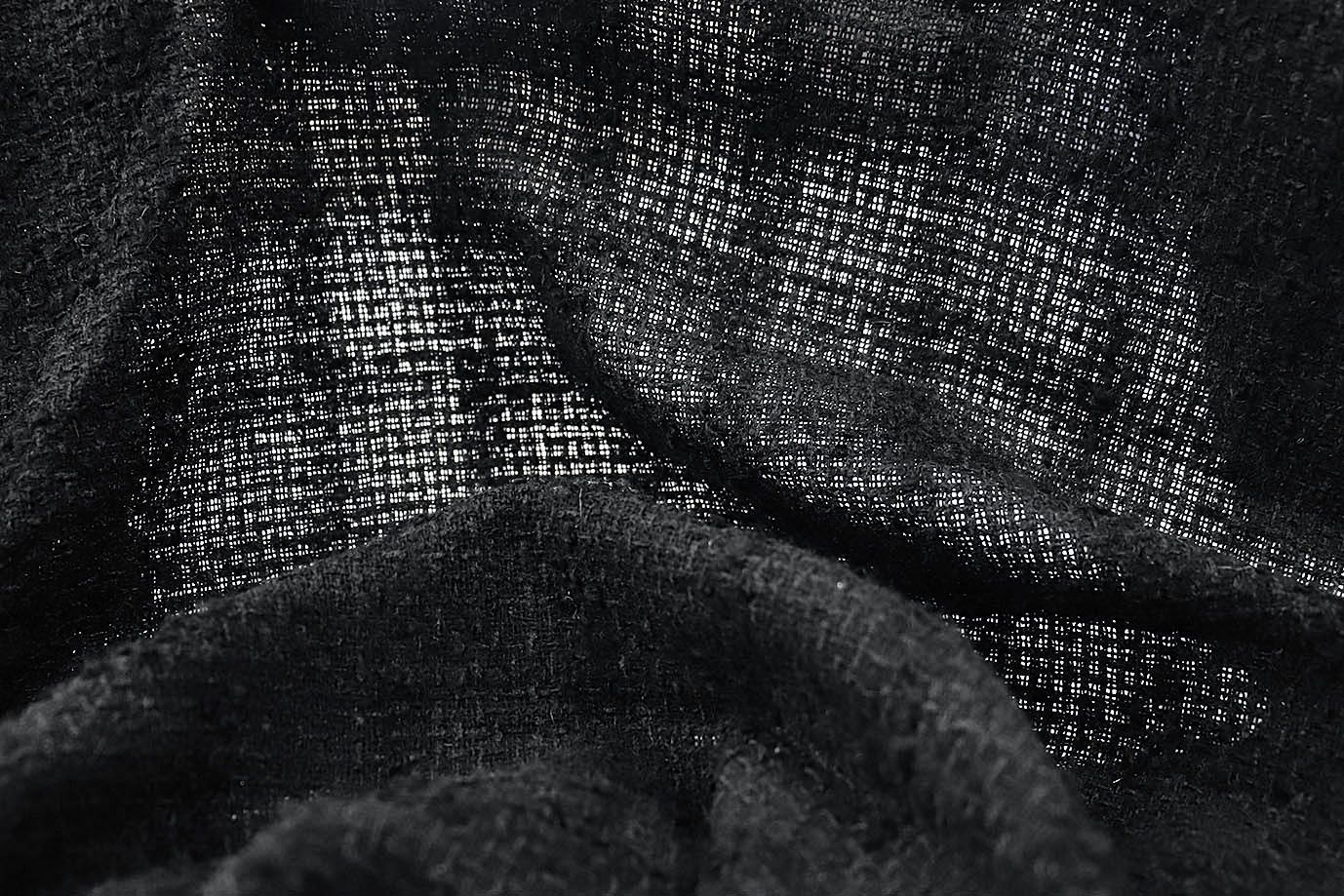 Пальтовая ткань "Шанель"/черный AP220627054/D#596-97013/C#3