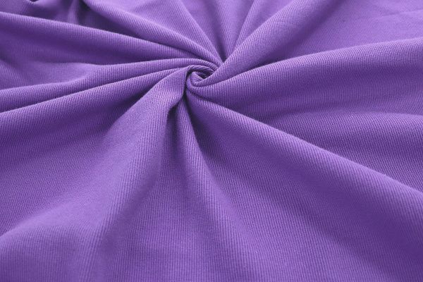 Трикотаж "Рибана"/фиолет 0231/C#фиолет 18-3840TPX