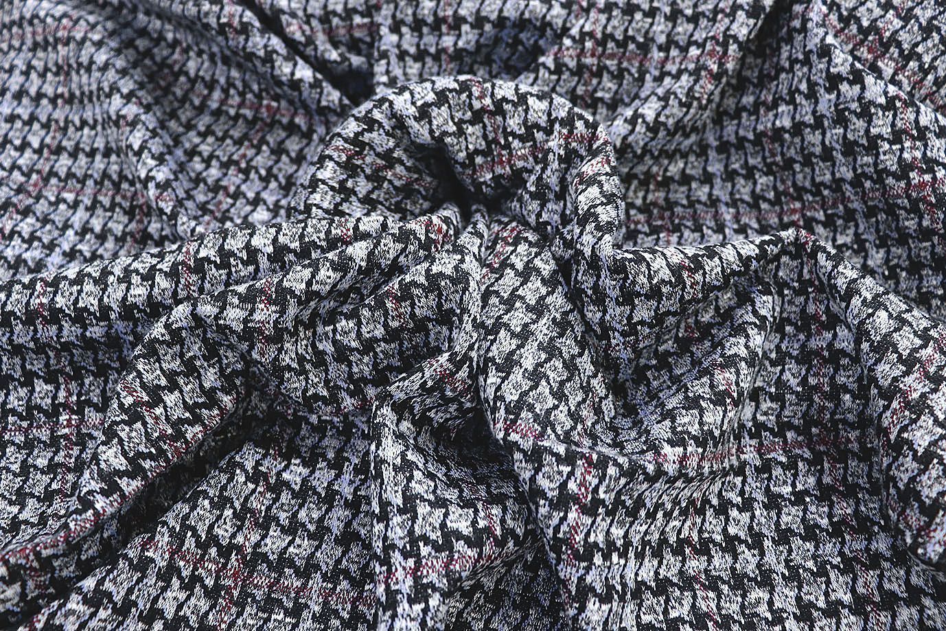 Трикотаж жаккард принт/сине-коричневый 3257-22-PY/D#22/C#2