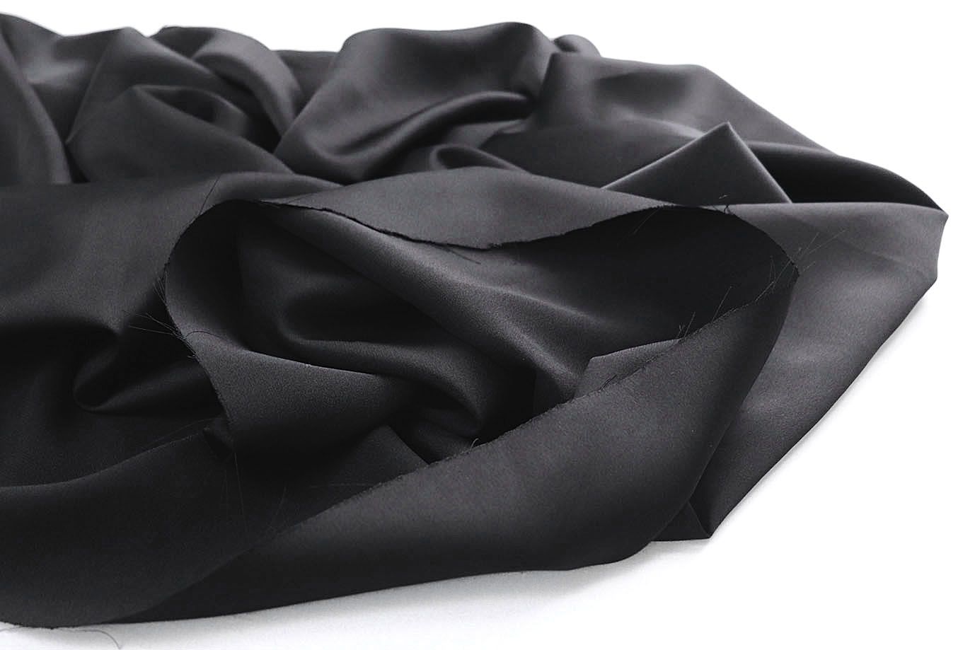 Шелк сатин/черный 12084/C#1